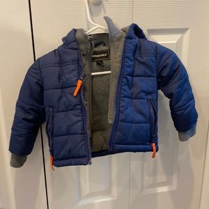 Navy winter coat